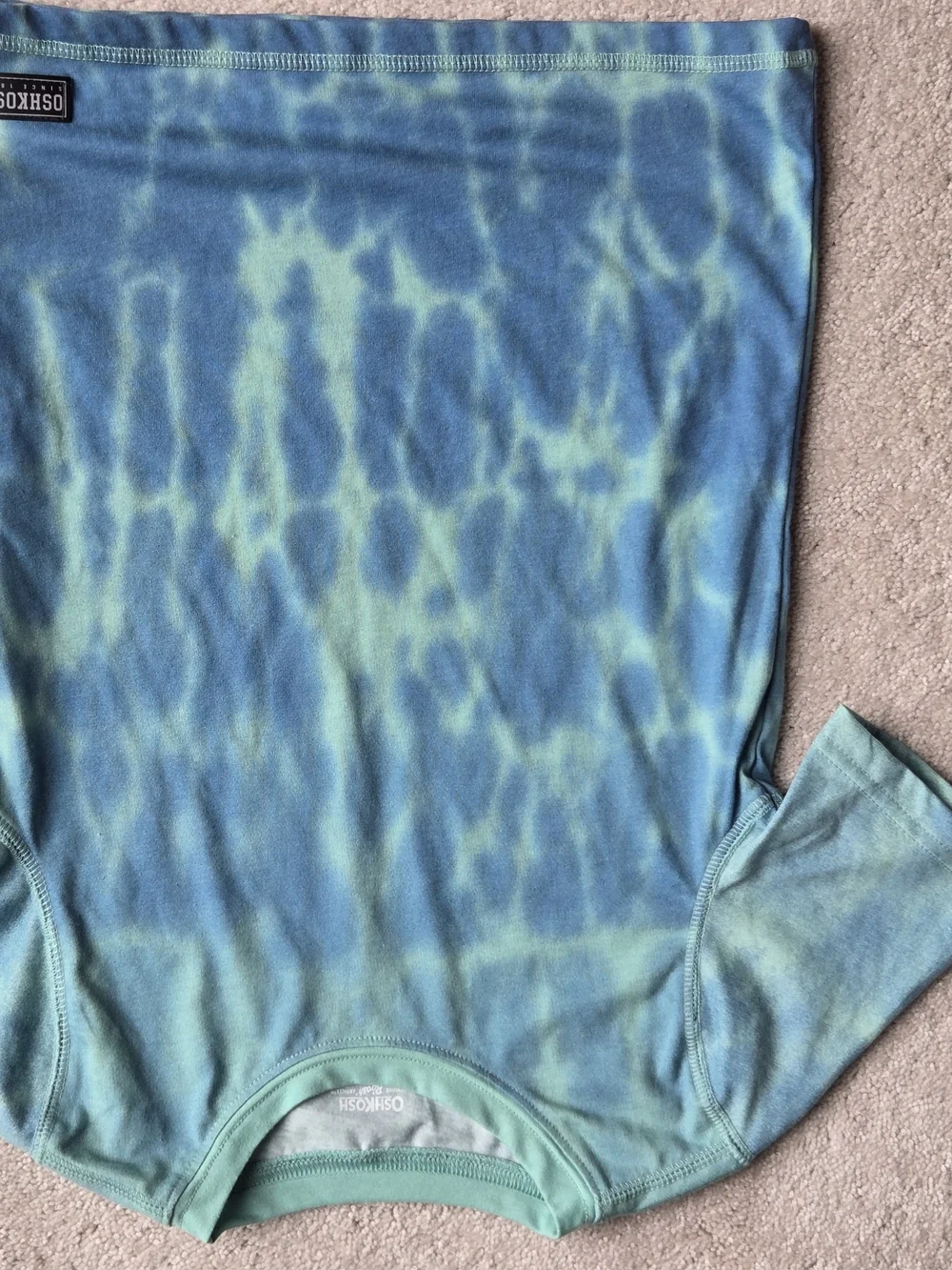 OshKosh B'gosh Tie-Dye Blue & Aqua Kids T-Shirt